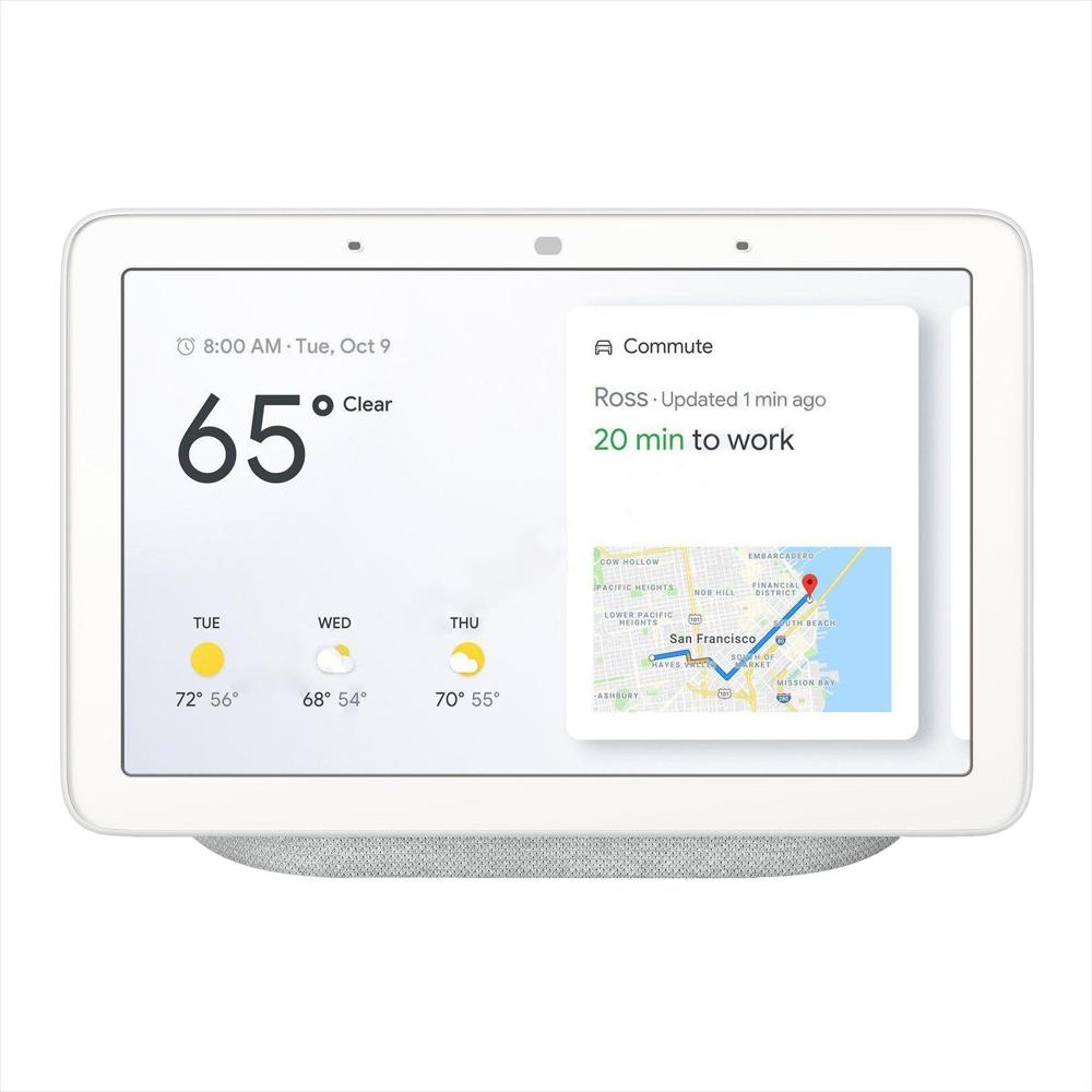 Google Nest Hub Con Asistente Google Pantalla 7Pulg Blanco img #1