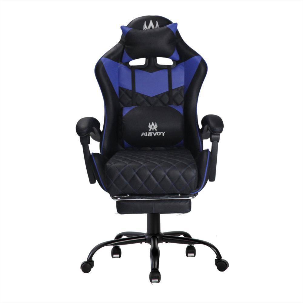 Silla Gamer Sakai Negro Azul Akivoy img #2