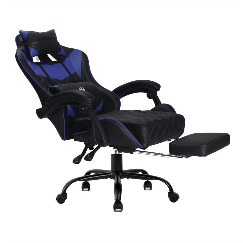 Silla Gamer Sakai Negro Azul Akivoy img #4
