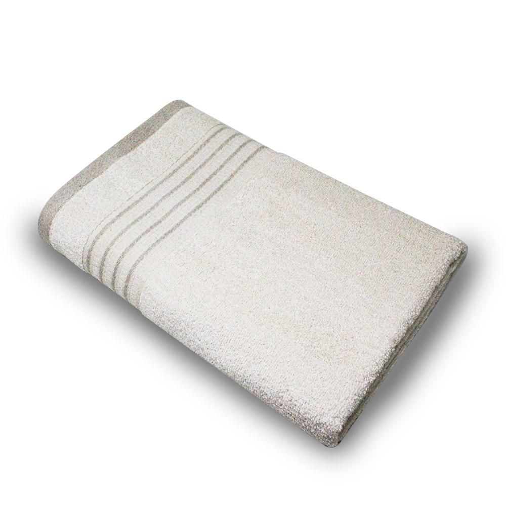 Toalla Baño Unicolor cenefa lino  FINLANDEK img #1