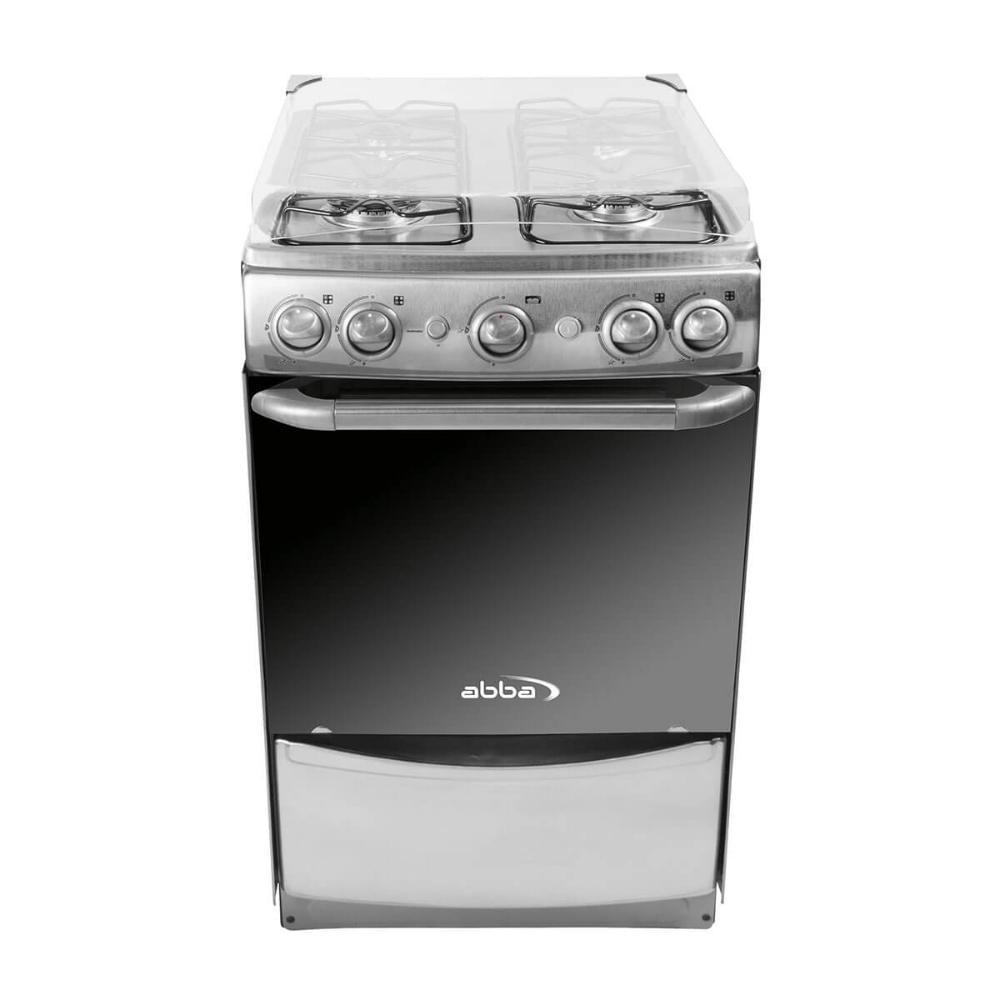 Estufa con Horno Abba 4 Puestos Gas Propano Tapa Vidrio img #2