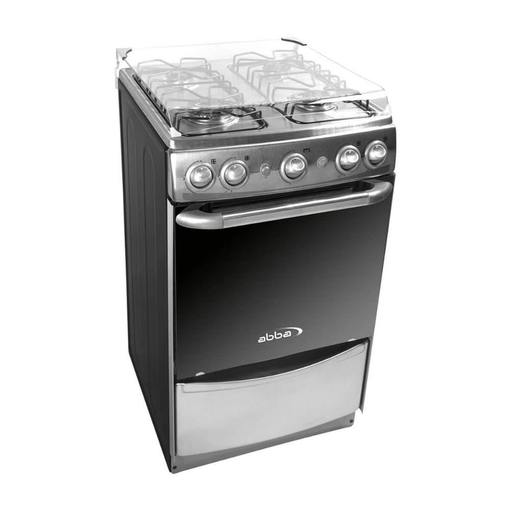 Estufa con Horno Abba 4 Puestos Gas Propano Tapa Vidrio img #4