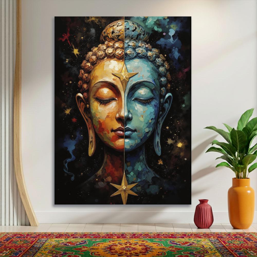 Lienzo Cuadro Espiritual Buda Universal 110X80cm img #2