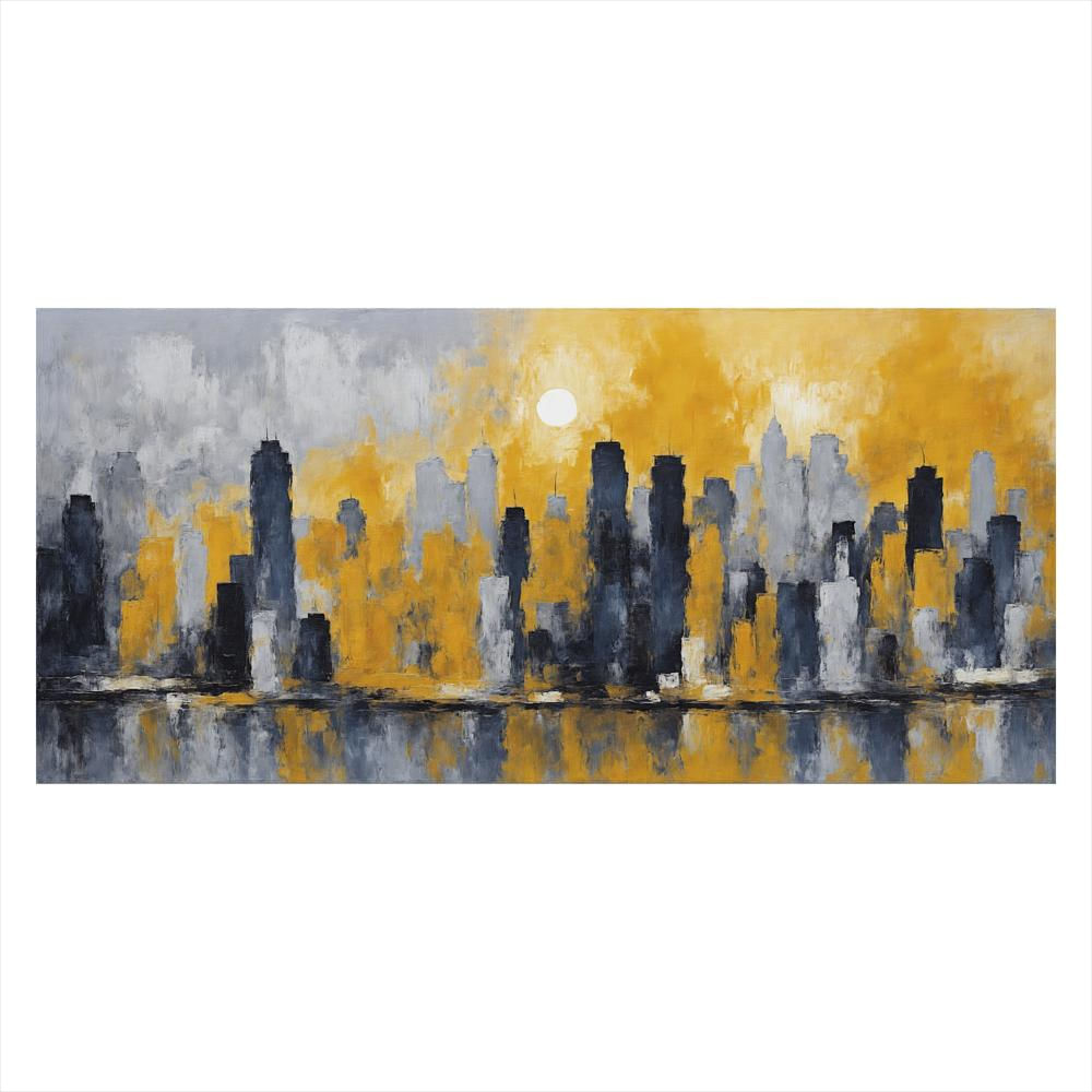 Lienzo Cuadro La Ciudad De La Luz 118X55cm img #1