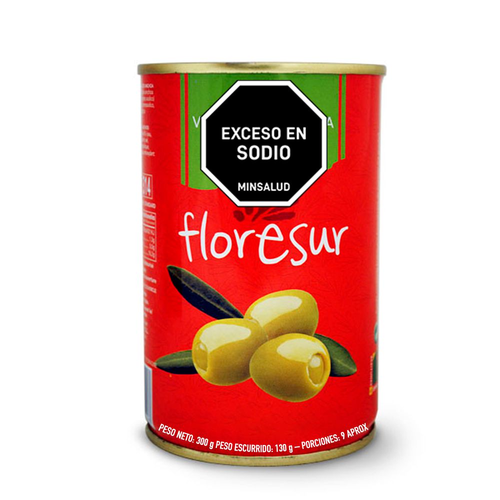 Aceitunas FLORESUR rellena de anchoa (130  gr)