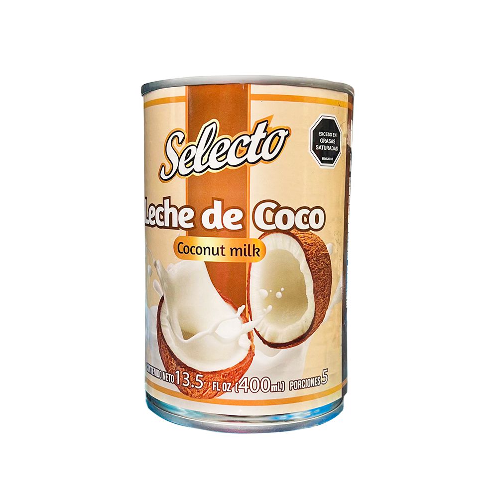 Leche de coco SELECTO cremosa (400  ml)