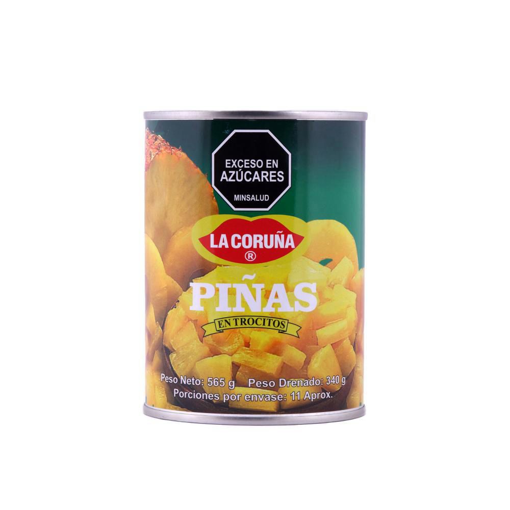 Piña en trozos LA CORUNA lata (340  gr) img #1