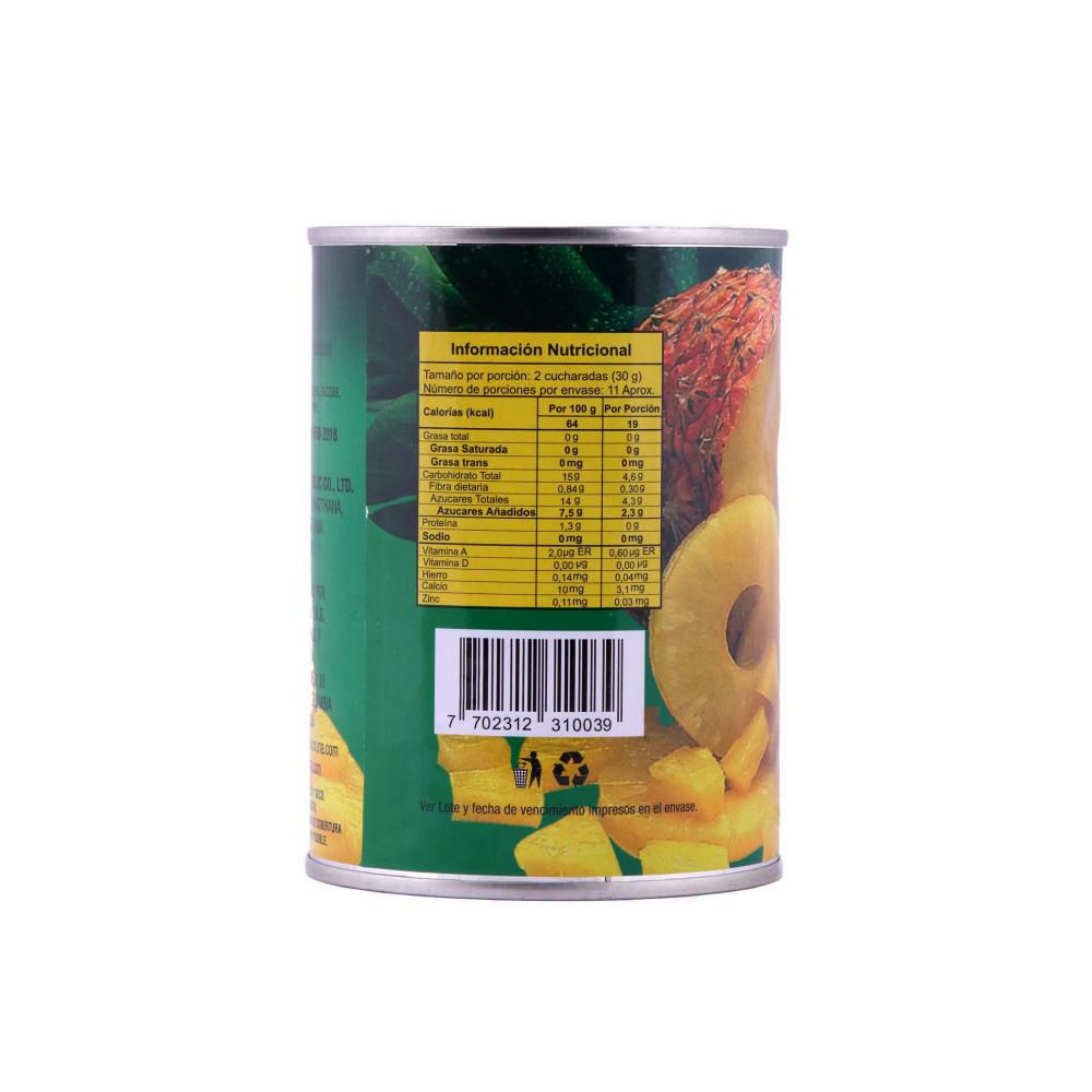 Piña en trozos LA CORUNA lata (340  gr) img #3