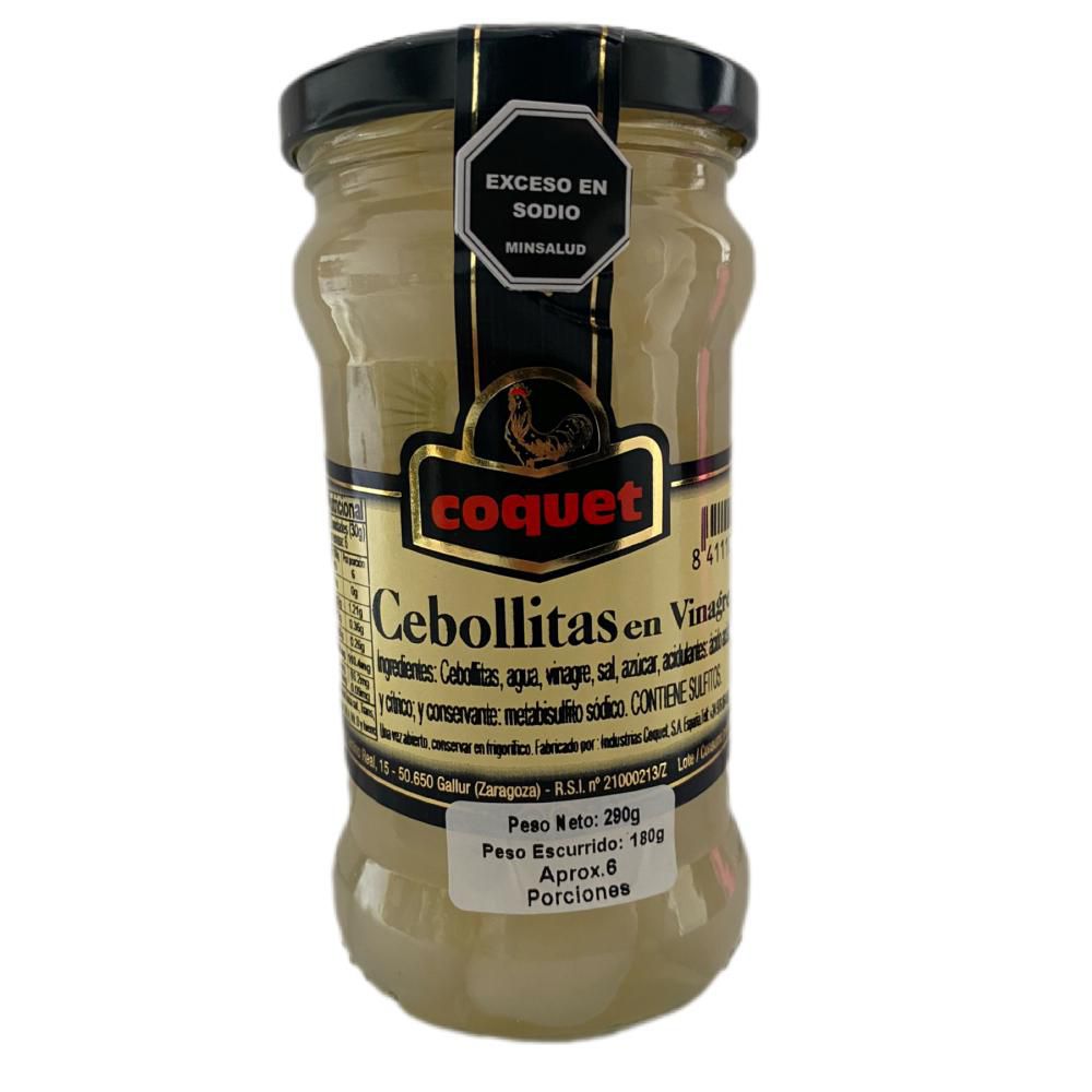 Cebollitas COQUET en vinagre conservadas (180  gr) img #1
