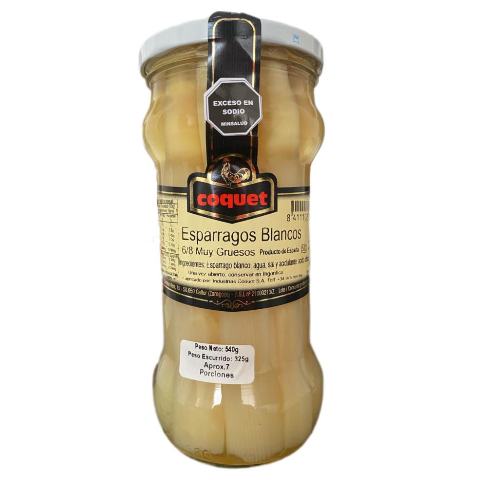 Espárragos COQUET blancos (325  gr)