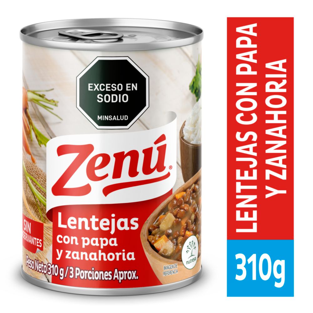 Lentejas Lata  ZENU 310  gr img #1