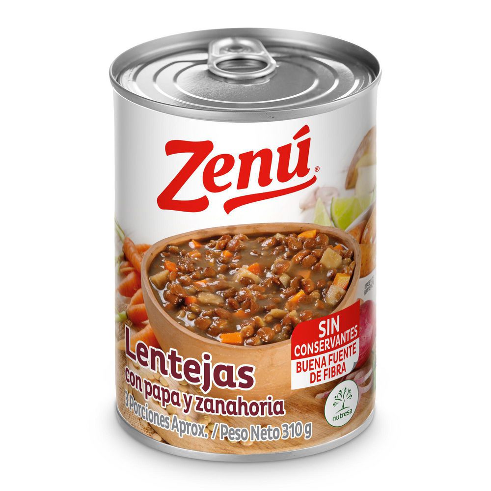 Lentejas Lata  ZENU 310  gr img #2