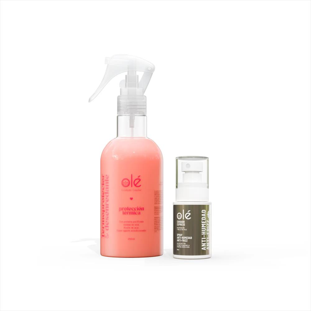 Combo Protección Herramientas De Calor ( Termoprotector 250Ml Y Spray Antihumedad 60Ml) img #1