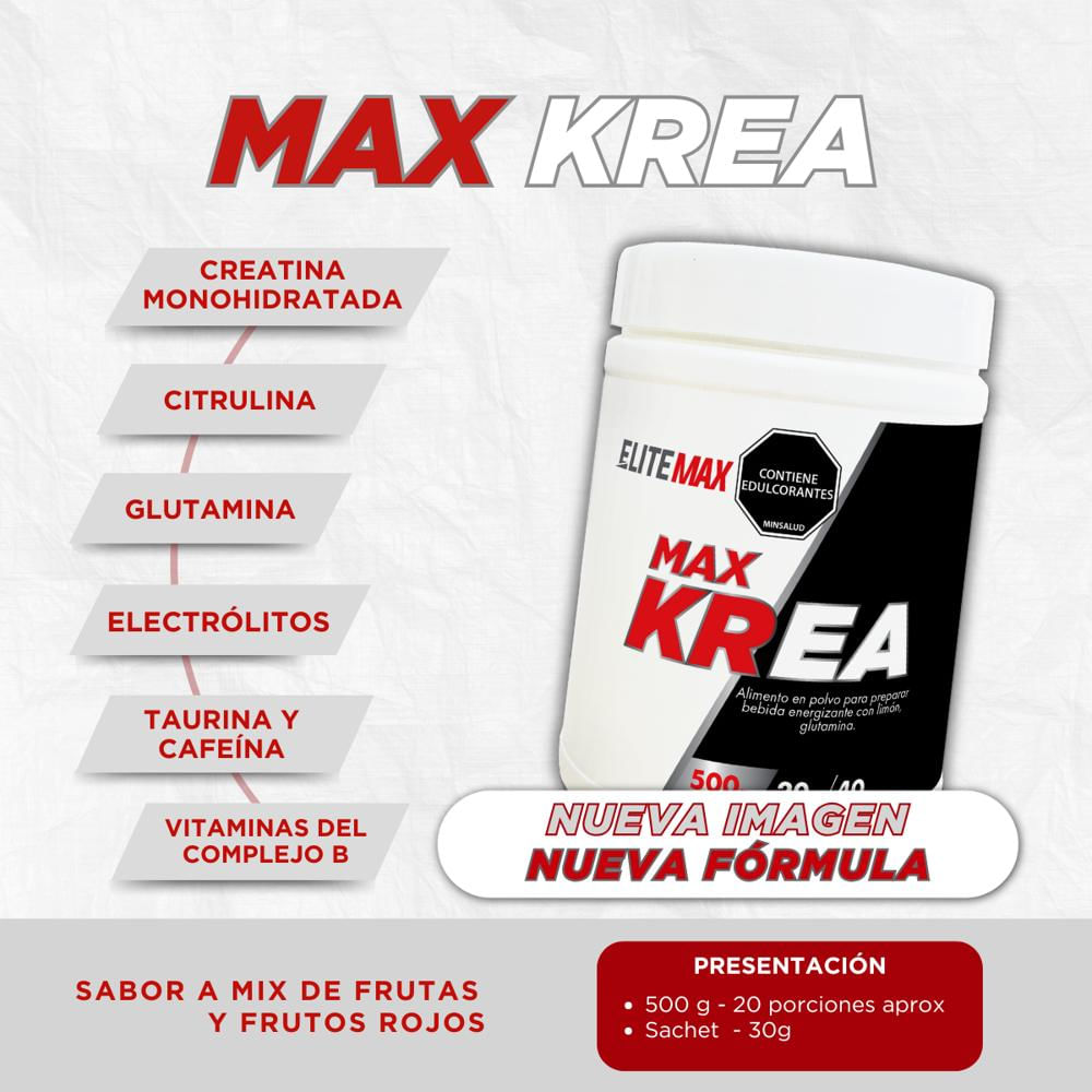 Creatina Max Crea Sandia 500G Elitemax img #2