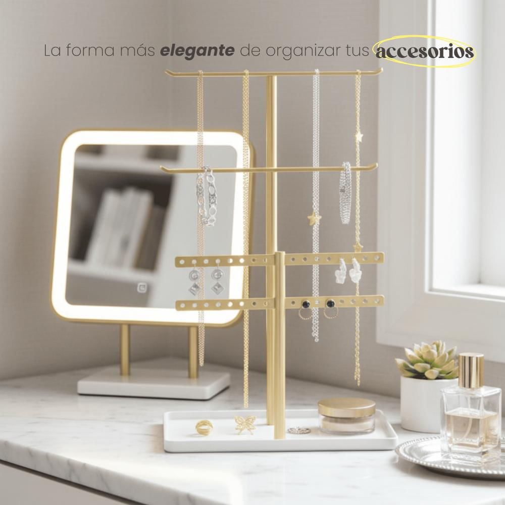 Joyero Exhibidor Organizador Joyas Accesorios img #3
