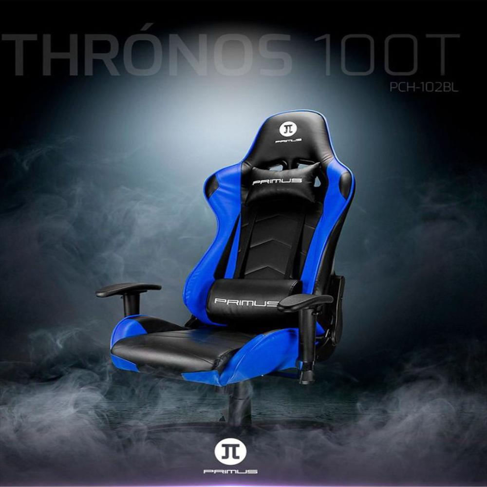 Silla Gamer Primus Thronos100t Negro Azul Pch 102Bl img #2