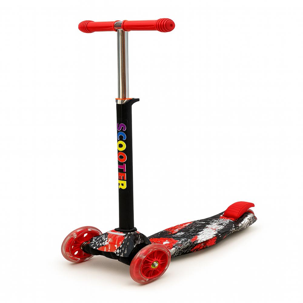 Monopatín Scooter De Niño Color Rojo img #2