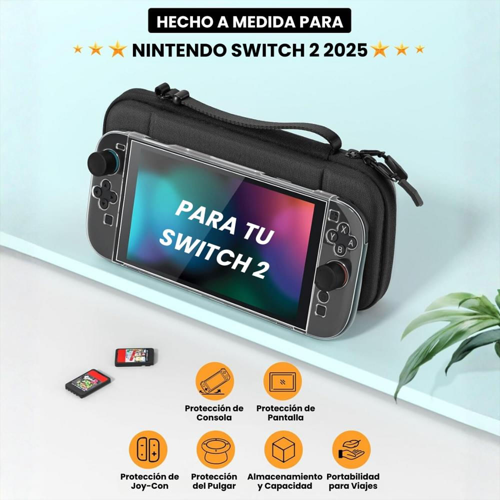 Kit Nintendo Switch 2 Estuche Rígido Y Accesorios Varios img #4