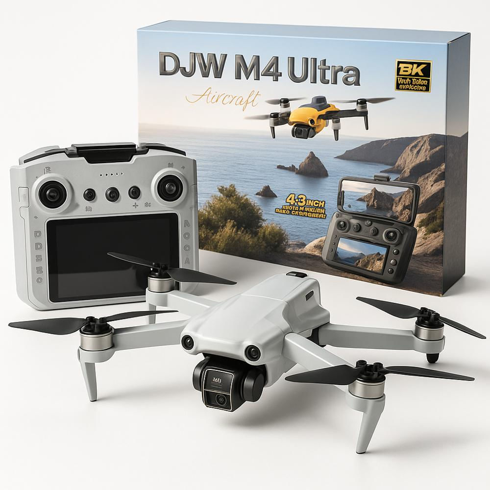 Drone Djw M4 Ultra 8K Con Control 4.3