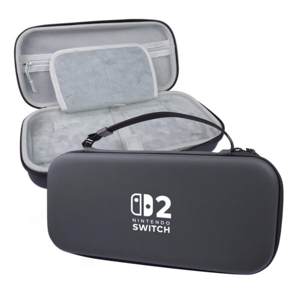 Nintendo Switch 2 Estuche Rigido Con Ranuras Para Juegos Negro img #1