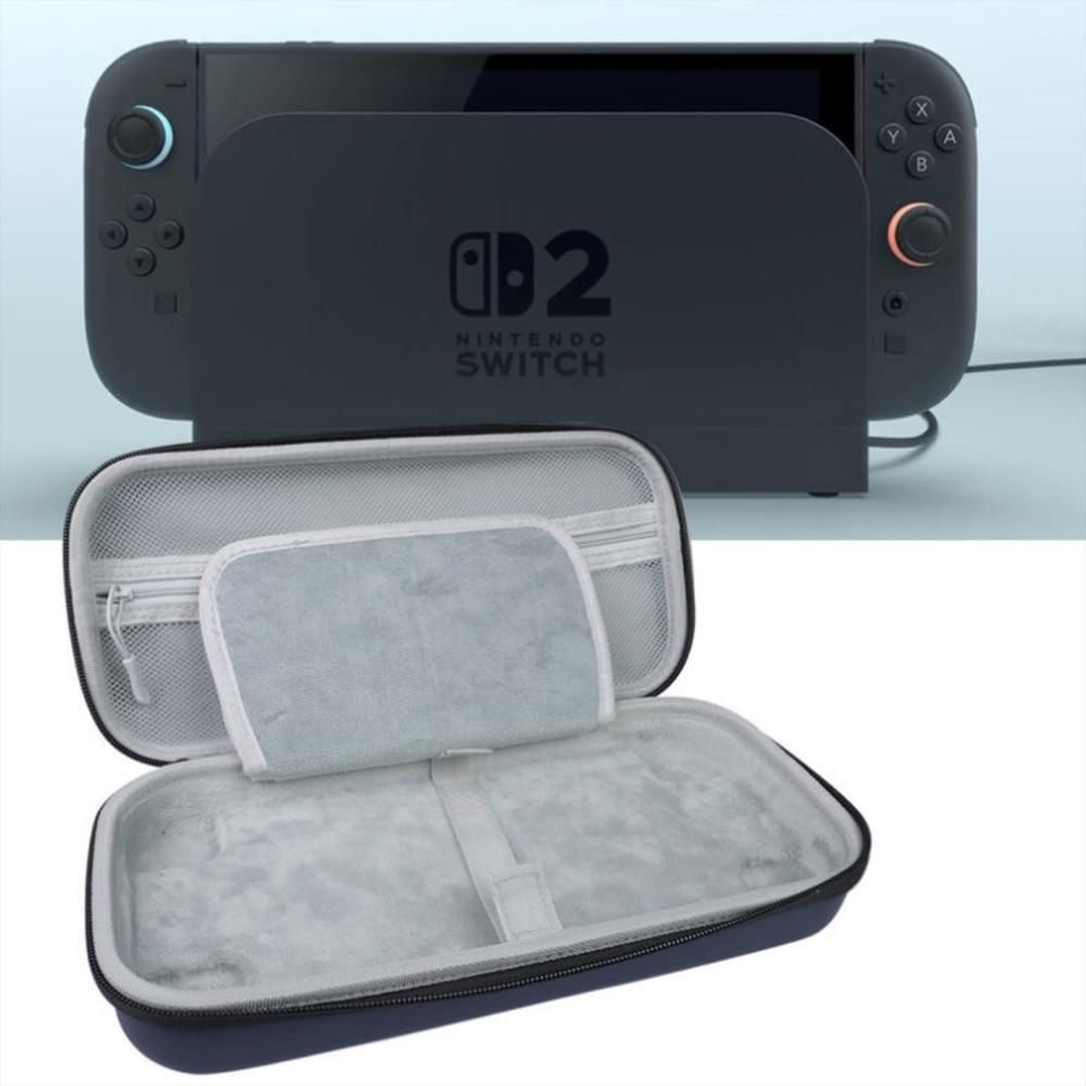 Nintendo Switch 2 Estuche Rigido Con Ranuras Para Juegos Negro img #5