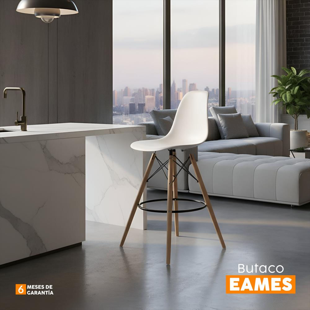 Banco De Bar Eco Eames Blanco Bonno img #5