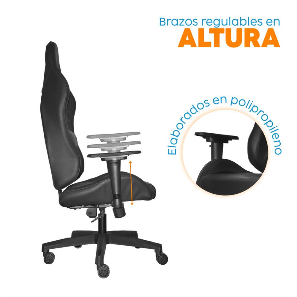 Silla Gamer Leaf Negro Bonno img #3