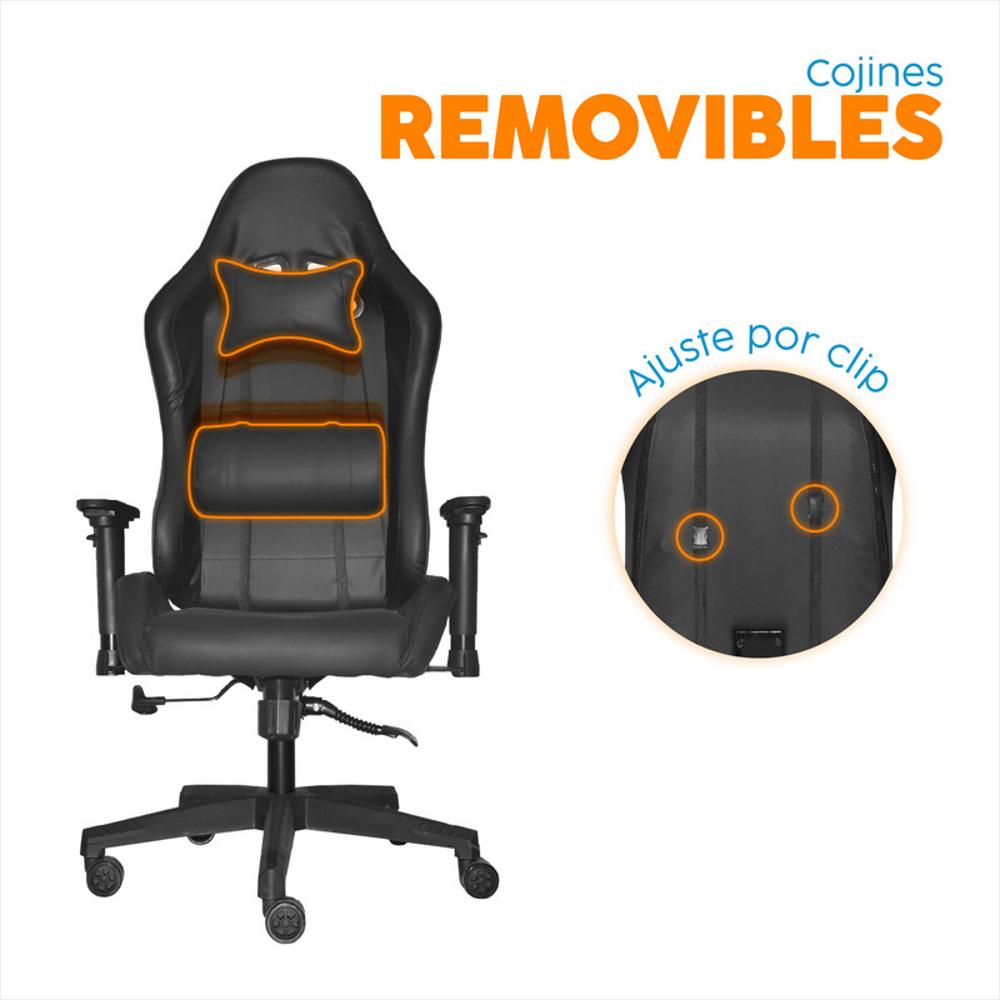 Silla Gamer Leaf Negro Bonno img #4