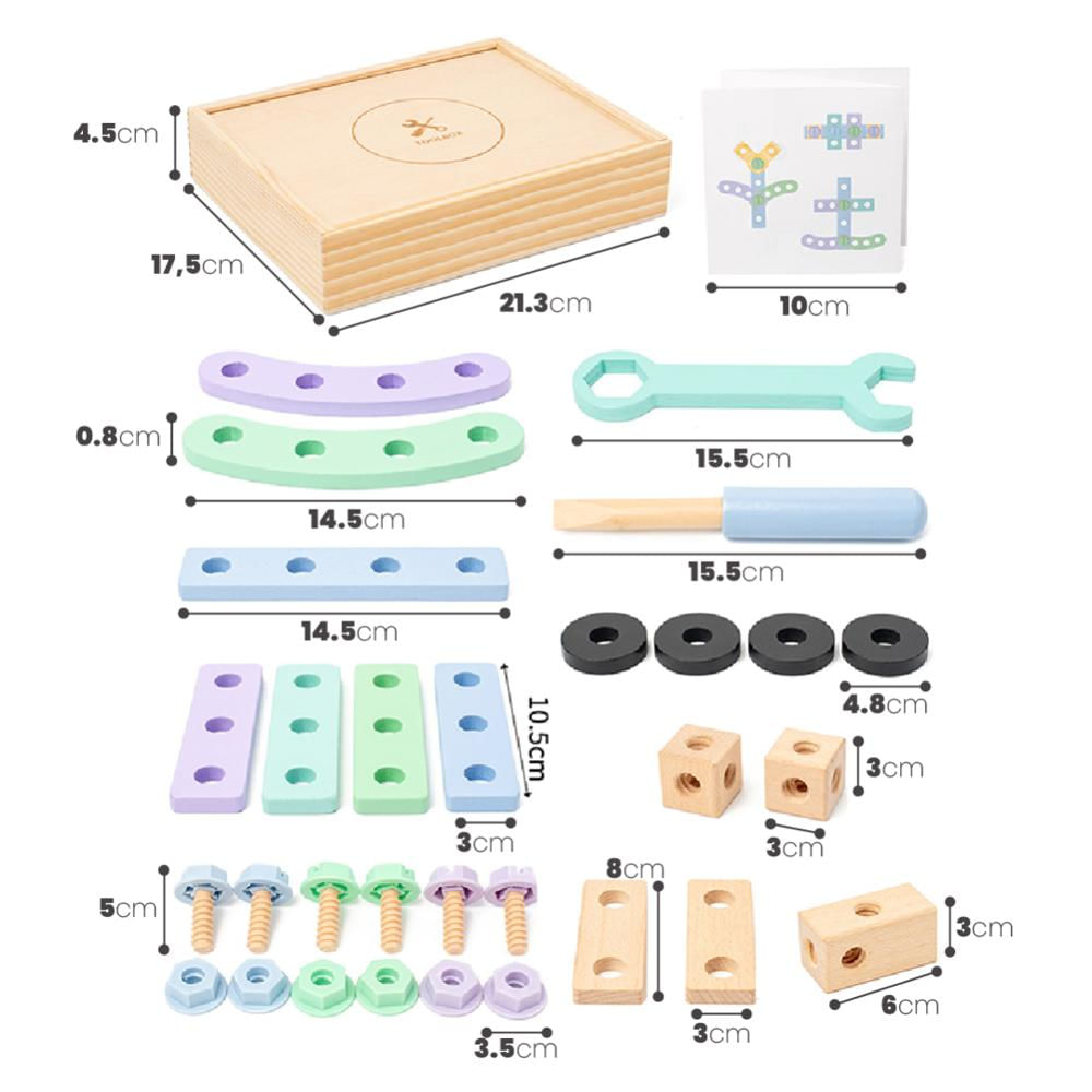 Juego De Herramientas Para Niños Montessori Didáctico Madera img #3