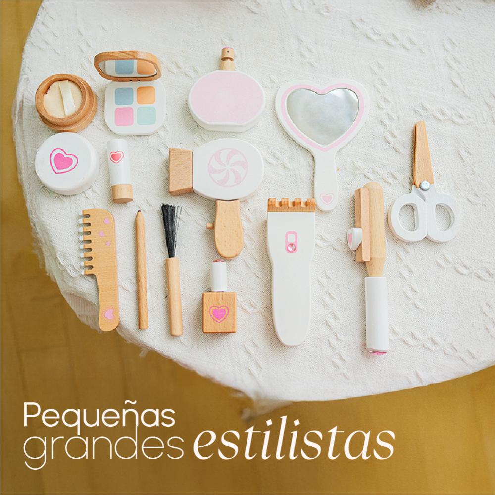 Juego De Tocador Para Niños Montessori Didáctico Madera img #2