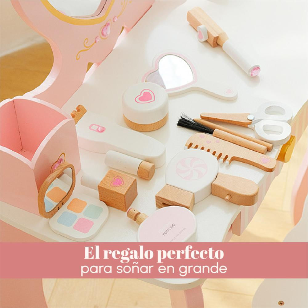 Juego De Tocador Para Niños Montessori Didáctico Madera img #5