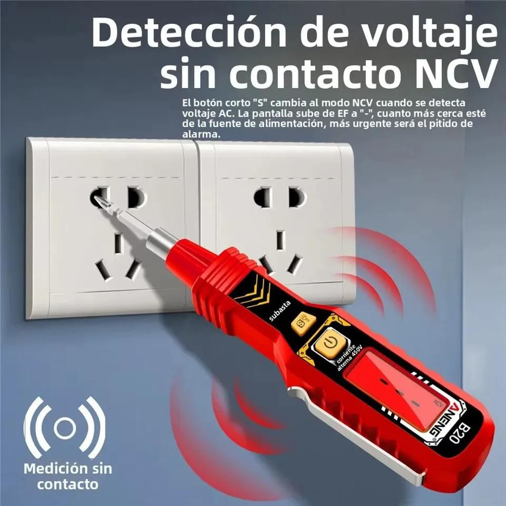 Lapiz Probador Voltaje Tester Sin Contacto Pantalla Digital img #3