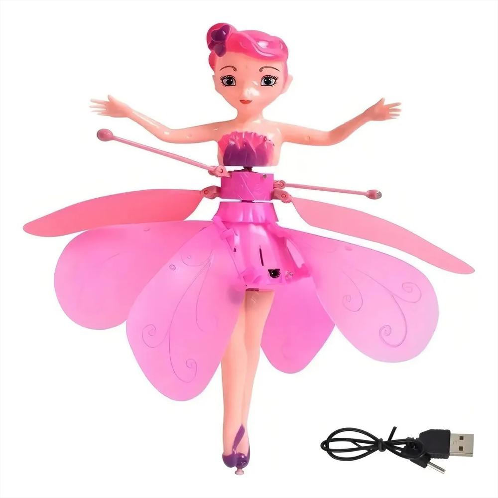 Muñeca Cuento Hada Alas Bailarina Voladora img #1