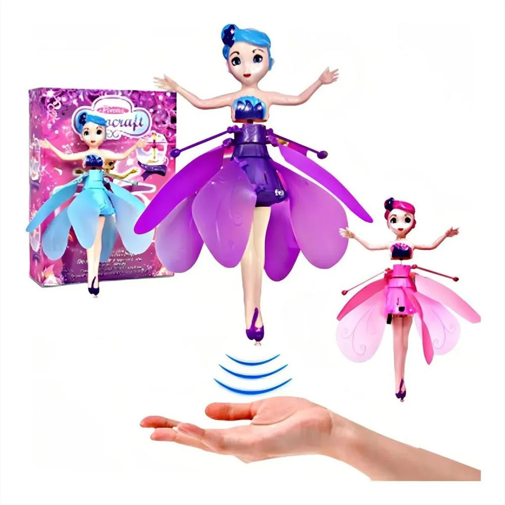 Muñeca Cuento Hada Alas Bailarina Voladora img #2