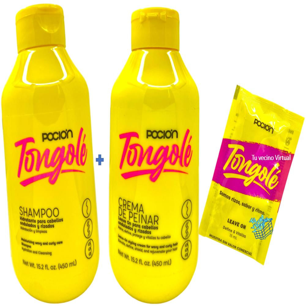 Shampoo Y Crema Para Peinar Tongole La Pocion