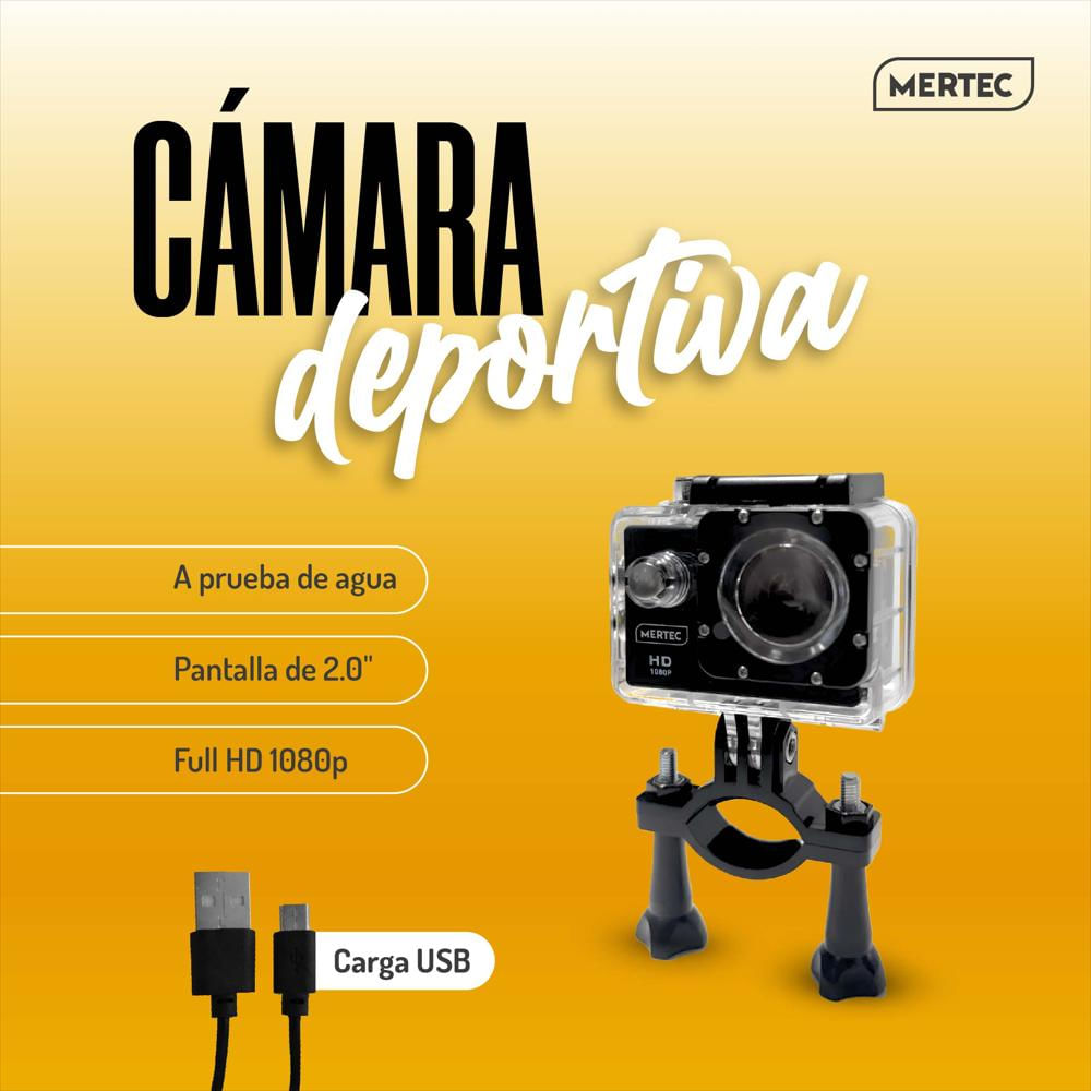 Camara Deportiva Mertec Full Hd 1080 img #3