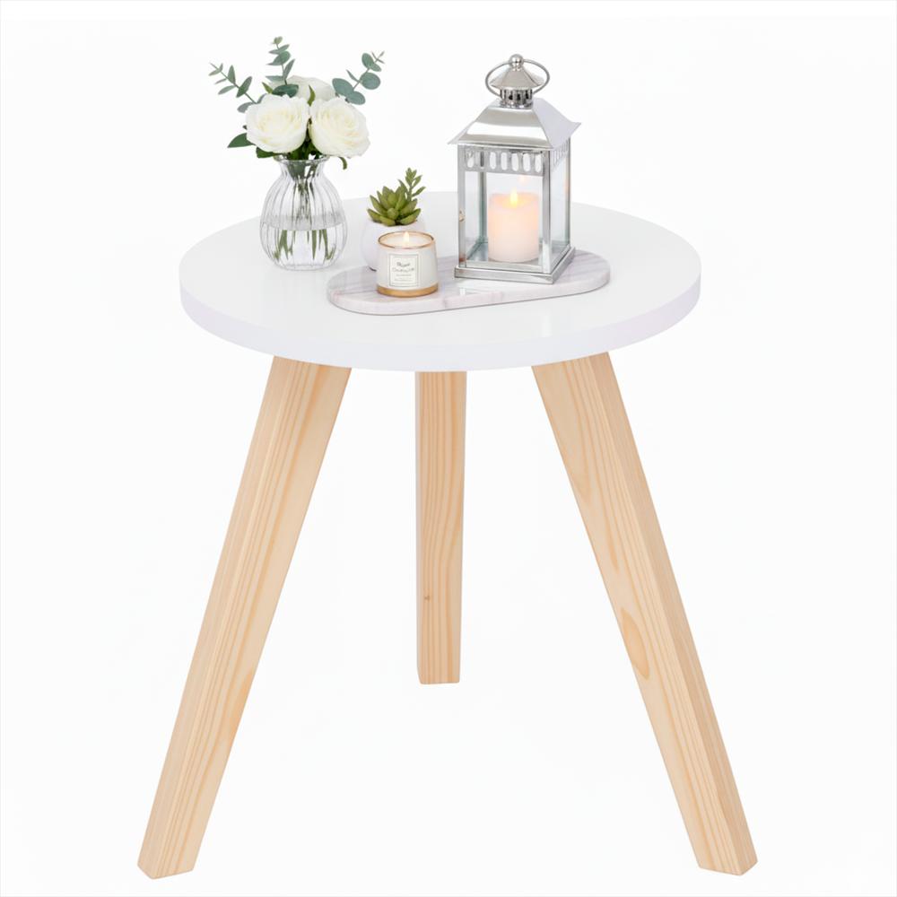 Mesa Auxiliar Nórdica Decorativa Pequeña img #4