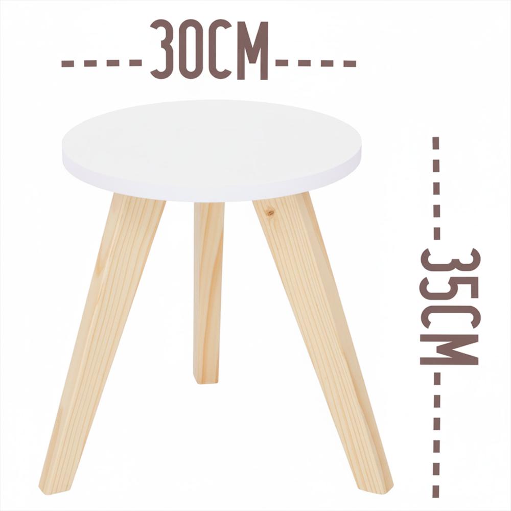Mesa Auxiliar Nórdica Decorativa Pequeña img #5