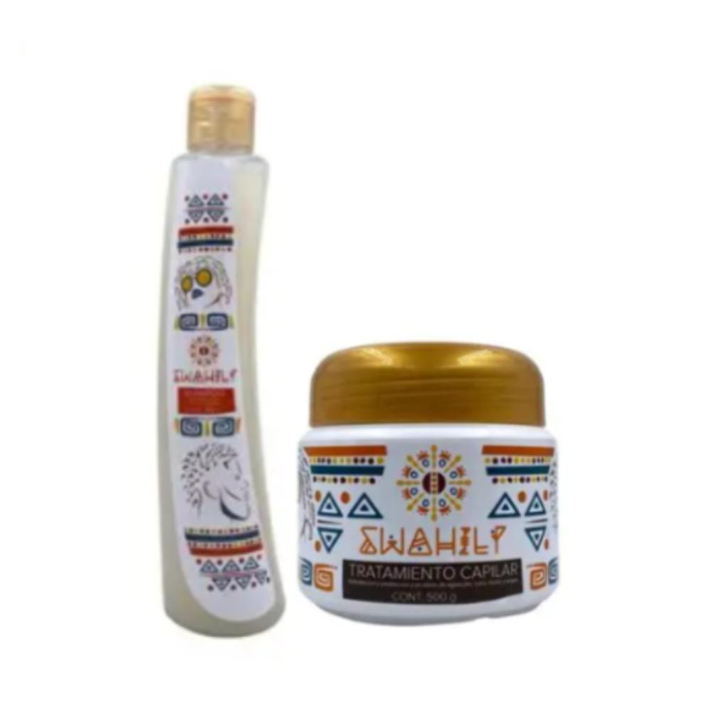 Kit Rizos Shampoo 250Ml + Tratamiento 250G Swahily img #1