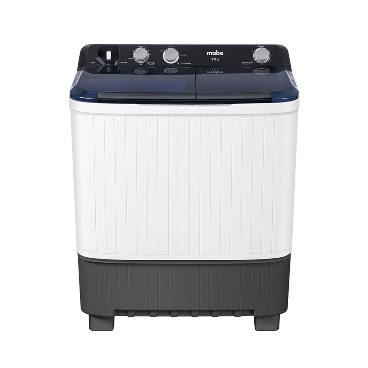 Lavadora Semiautomática Propela 11 Kg Blanca Mabe - LMD1123HBAB0 Lavadora Semiautomática Propela 11 Kg Blanca Mabe - LMD1123HBAB0