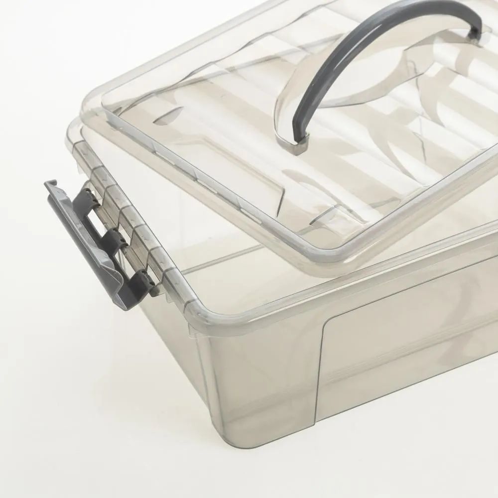 Caja Con Broches 7L Gris FINLANDEK ESENCIAL TG51704 img #4