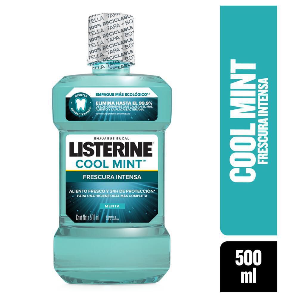Enjuague bucal LISTERINE coolmint frescura intensa (500  ml)