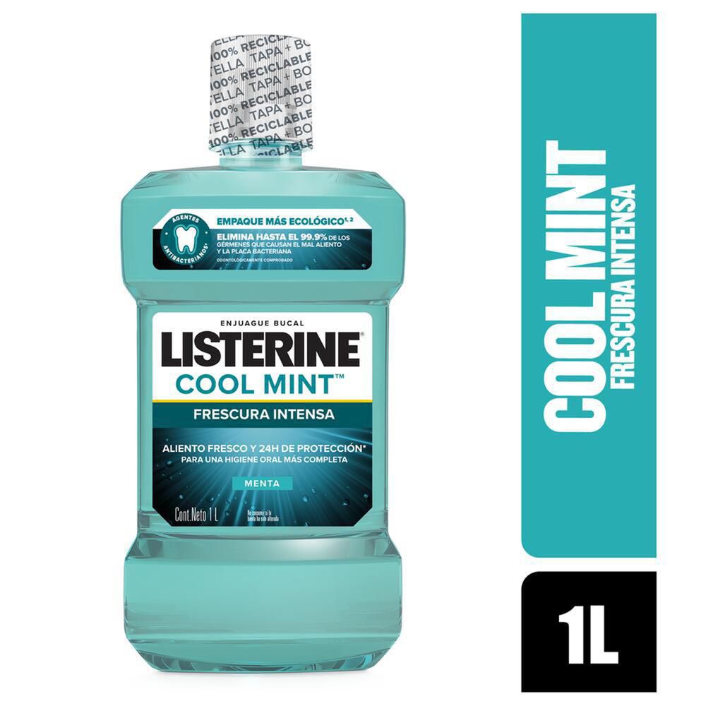 Enjuague bucal LISTERINE coolmint frescura intensa (1000  ml)