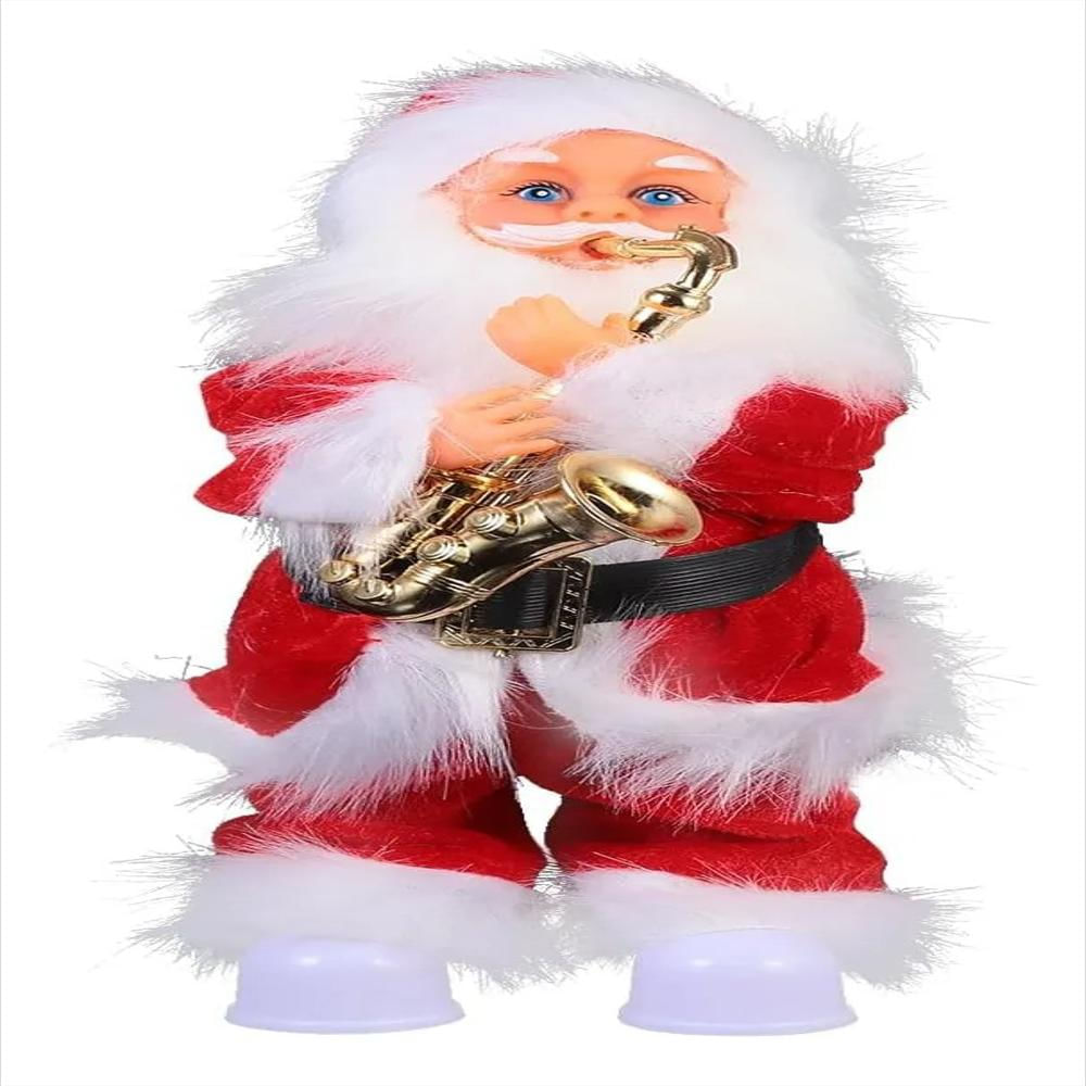 Papa Noel Figura Musical Luces Movimiento Navidad img #1
