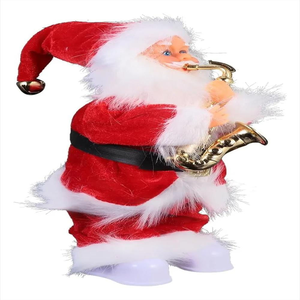 Papa Noel Figura Musical Luces Movimiento Navidad img #2