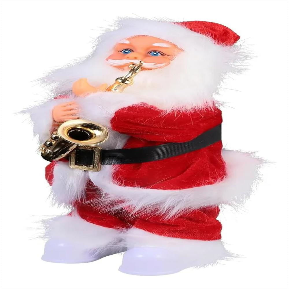 Papa Noel Figura Musical Luces Movimiento Navidad img #3