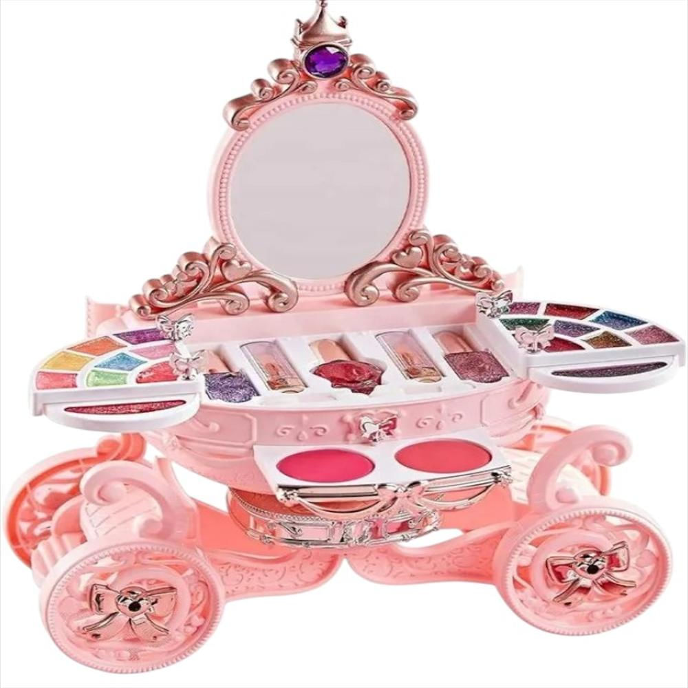Maquillaje Tocador Infantil Carrusel Musical Lavable img #1