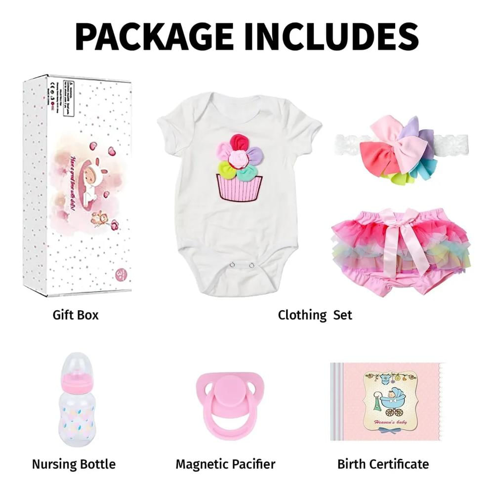 Muñeca Bebé Realistas Reborn Con Cuerpo De Silicona Suave Daphne img #4