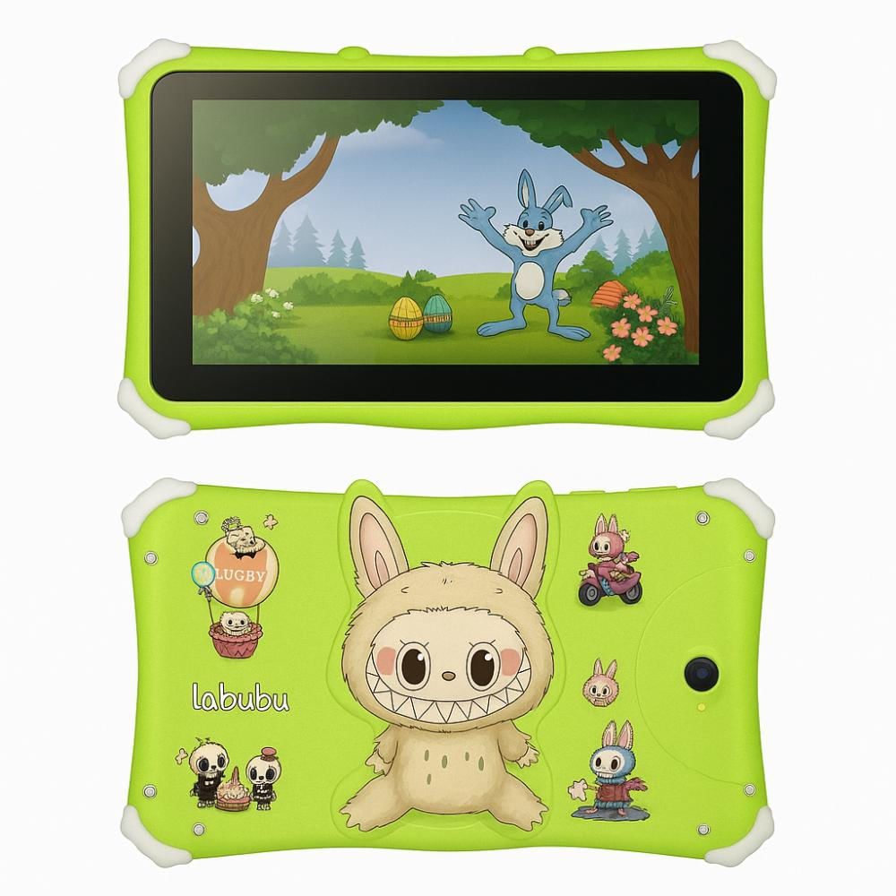 Tablet Niños Labubu 7 Pulgadas Puerto Sim Android 14 7Gb 256Gb Verde img #1