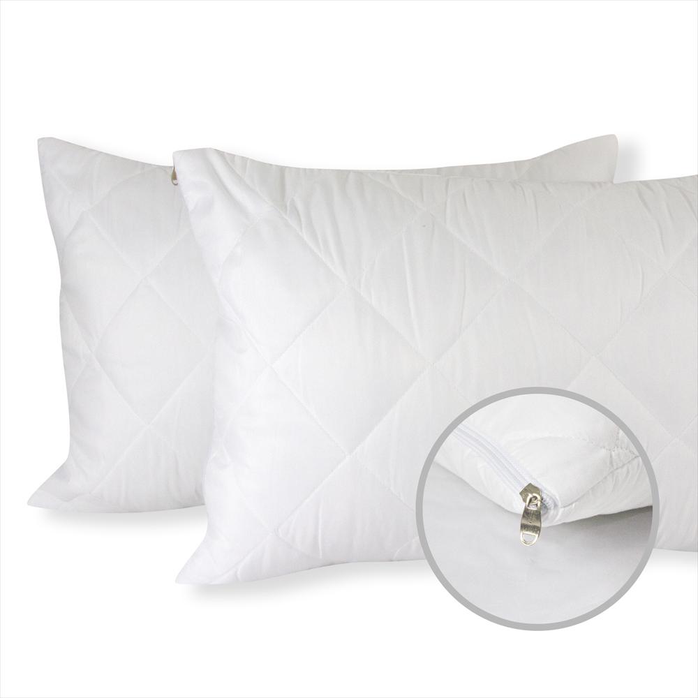 Set X 4 Protectores Almohada 70X50cm Blanco img #2
